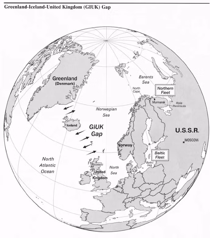 Ông Cavoli cho biết, vấn đề vị trí địa lý của Greenland khiến nó là nơi quan trọng để theo dõi tàu ngầm Nga, trước khi các phương tiện này đi vào Đại Tây Dương hoặc gây nguy hiểm cho vùng Bờ Đông nước Mỹ. Ảnh: @CIA.gov.