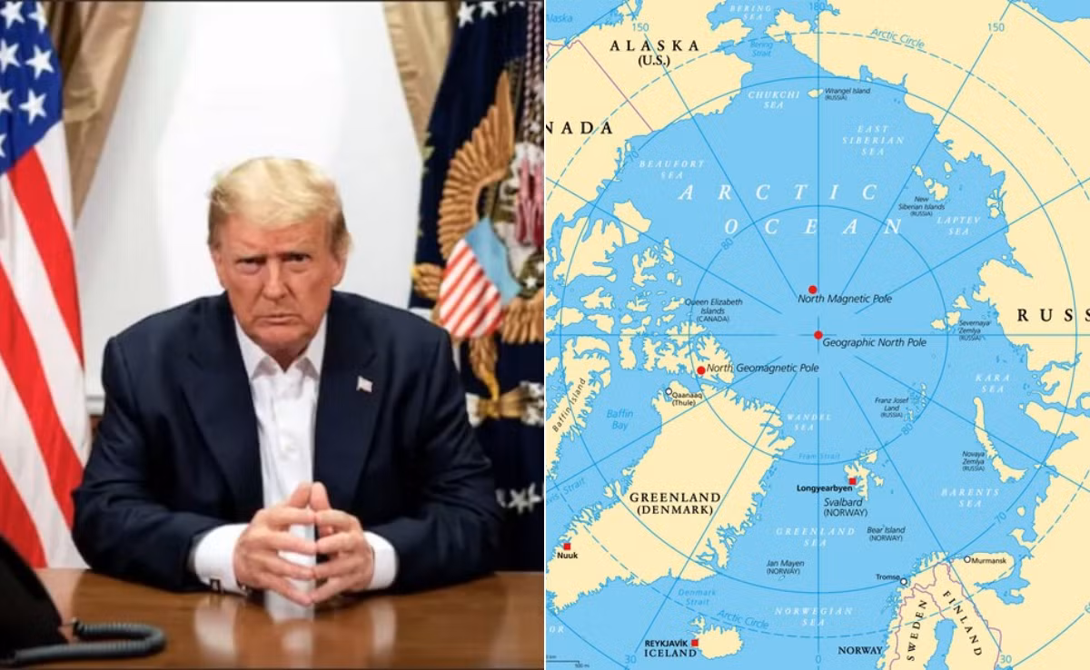 Trong khi Tổng thống Mỹ Donald Trump tiếp tục tìm cách kiểm soát Greenland, thì mới đây Tướng Lục quân Mỹ Christopher G. Cavoli, Tổng tư lệnh NATO tại châu Âu (SACEUR) và là người đứng đầu Bộ Tư lệnh Châu Âu của Mỹ cho biết, hòn đảo lớn này rất quan trọng đối với an ninh quốc gia của Mỹ. Ảnh: @ndtv.