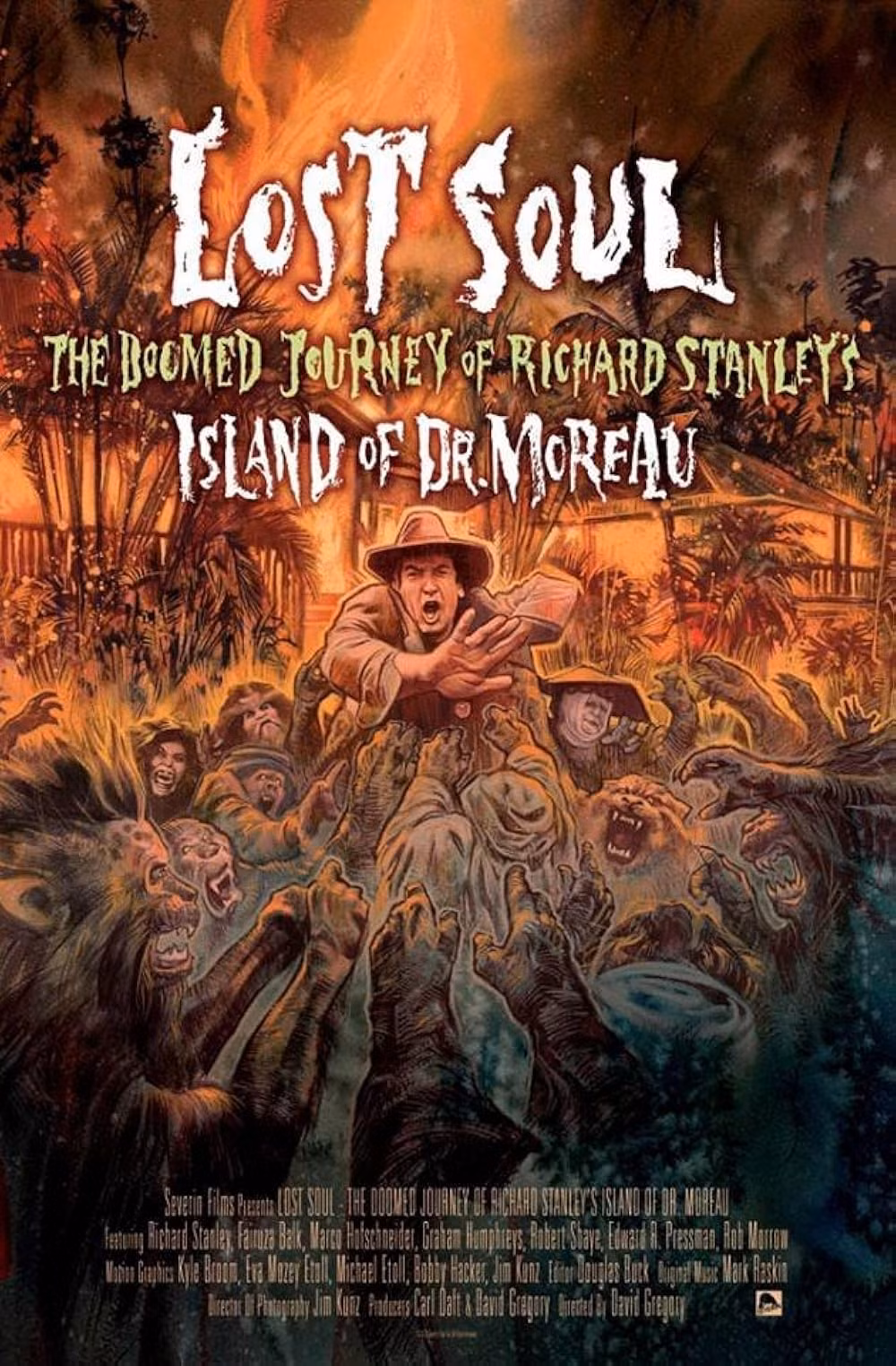 Bộ phim The Island of Dr. Moreau của HG Wells 1996 nổi tiếng với những khó khăn trong quá trình sản xuất. Thậm chí, còn có một bộ phim tài liệu khác kém phần may mắn trong khâu sản xuất tên là Lost Soul: The Doomed Journey of Richard Stanley's Island of Dr. Moreau. Ảnh: @imdb.