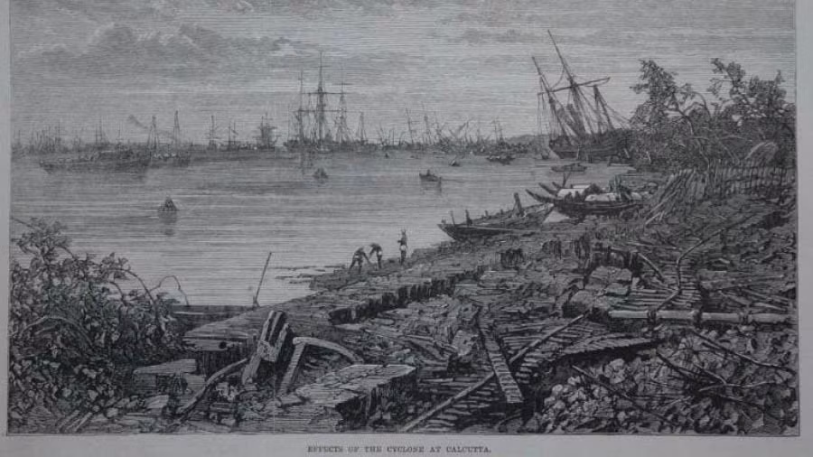 Cơn bão đổ bộ gần Kolkata (trước đây là Calcutta) vào ngày 11/10/1737, tấn công Đồng bằng sông Hằng với sức mạnh khủng khiếp. Hơn 300.000 người thiệt mạng cả trên đất liền và trên biển, chủ yếu là do chết đuối do bão gây ra. Ảnh: @Wikimedia.