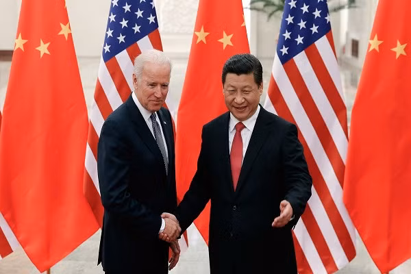 Chu tich Trung Quoc Tap Can Binh gui dien chuc mung ong Joe Biden