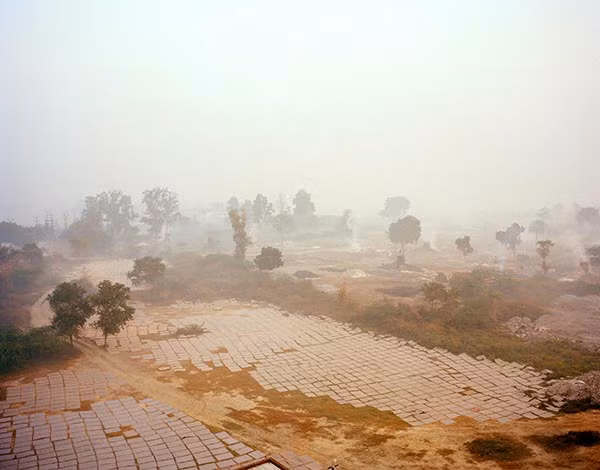 Quang cảnh nhà máy thuộc da ở Kanpur, Ấn Độ, năm 2014.