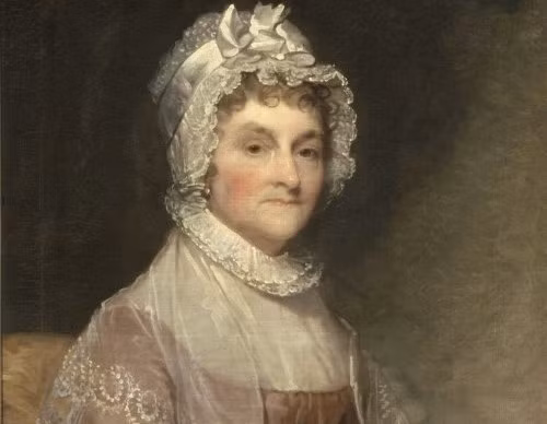Phu nhân tổng thống Mỹ John Adams, bà Abigail Adams, có hiểu biết chính trị sâu sắc và ngôn từ sắc bén. Cuộc hôn nhân từ năm 1764 giữa hai người kéo dài trong hơn nửa thế kỷ. Abigail là đệ nhất phu nhân đầu tiên sống ở thủ đô Washington dù chỉ trong thời gian ngắn và tỏ ra không thích thú khi ở đó. Người ta hiếm khi gọi bà là “quý bà Adams", thay vào đó là "bà tổng thống” trong suốt nhiệm kỳ của chồng. Ảnh: whitehousehistory.