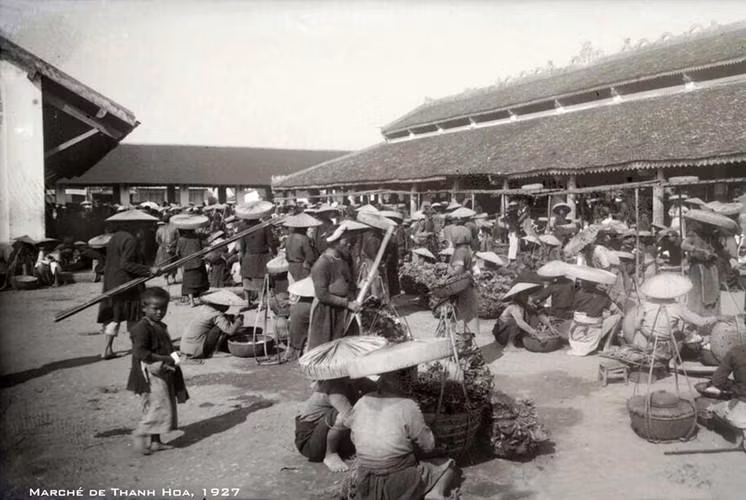 Chợ Thanh Hóa năm 1927.