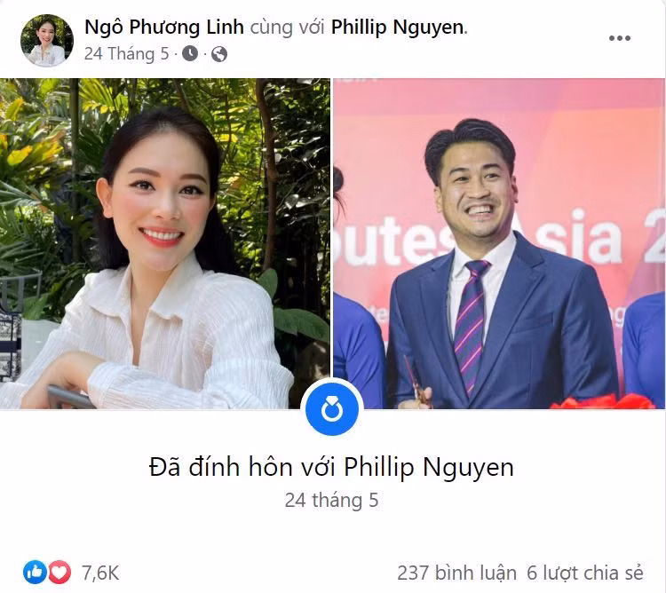 Chia sẻ hình ảnh bạn trai đang sấy lông cho chú cún nhỏ, cô nàng cảm thán: “Tương lai có vẻ nhàn”.
