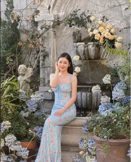 Vì thường xuyên vận động thể thao và chơi golf nên Thái Thảo Nguyên có vóc dáng cân đối, khoẻ khoắn. Ảnh: IGNV