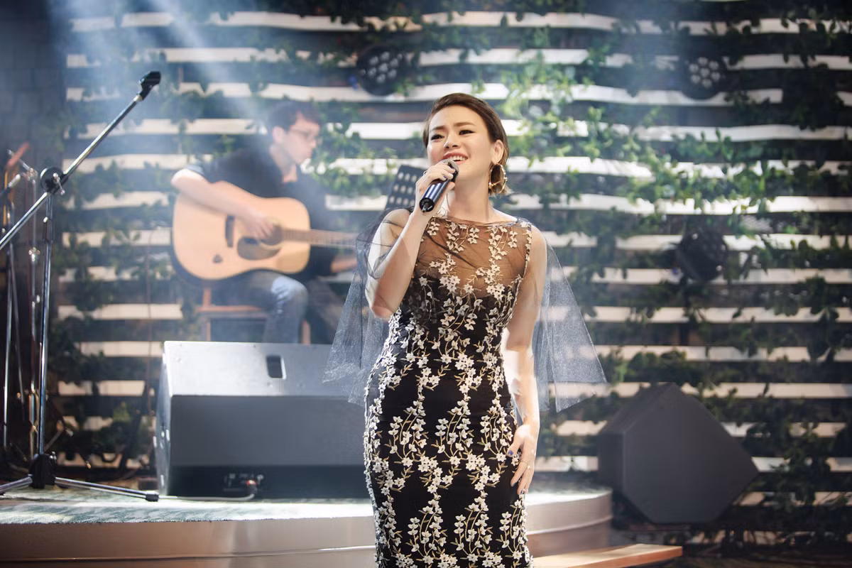 Đêm nhạc mang tên Top hit Làn sóng xanh 90 -2000 đã thu hút đông đảo khán giả thủ đô đến và lắng đọng cùng Hải Yến. Trong không gian âm nhạc riêng, những giai điệu thân quen một thời được vang lên đầy lôi cuốn.