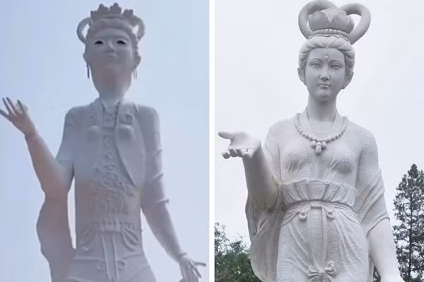 Buc tuong tien nu Trung Quoc ton 270 trieu dong bi “che xau te“