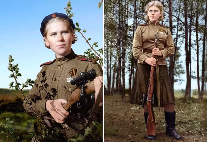 Shanina bị thương và hy sinh do trúng đạn pháo vào năm 1945.