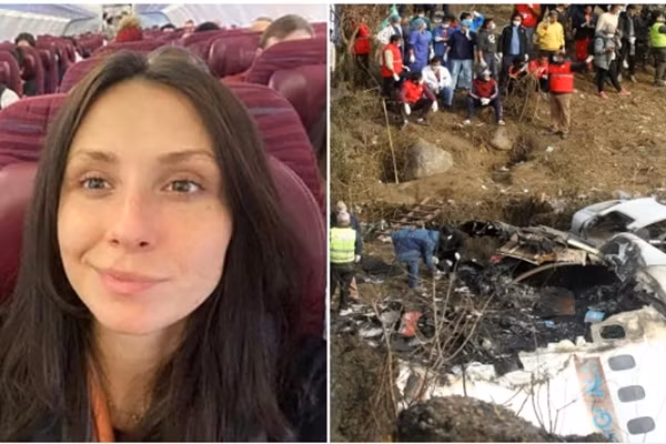 Anh tu suong cua nu blogger truoc vu roi may bay o Nepal