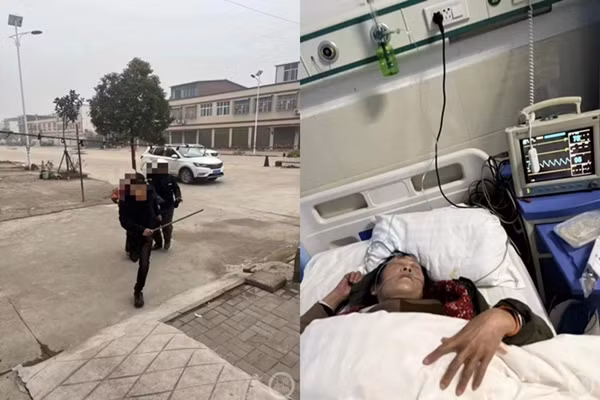 Phan no co gai bi danh nhap vien vi tu choi di xem mat
