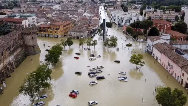 Thiet hai nang ne cua tran lu lich su chua tung co o Italy