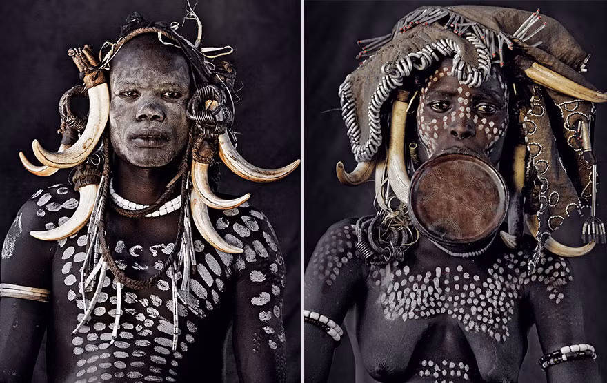 Tộc người Mursi, Ethiopia.