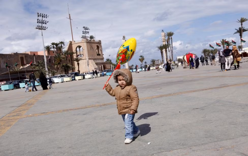 Khu vực Quảng trường Martyrs ở Tripoli ngày 9/3/2016.