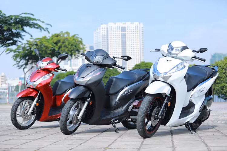 Chủ nhân của những chiếc Honda SH cỡ nhỏ hoàn toàn có thể thay thế hoàn toàn dàn vỏ ngoài, đầu đèn, tay dắt... để biến chiếc xe của mình thành một chiếc SH 300i gần giống nguyên bản. Hiện có 3 màu vỏ độ gồm trắng, đen mờ và đỏ đun.