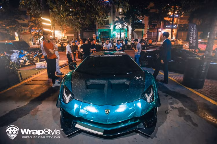 Lamborghini Aventador độ Liberty Walk độc nhất Việt Nam.