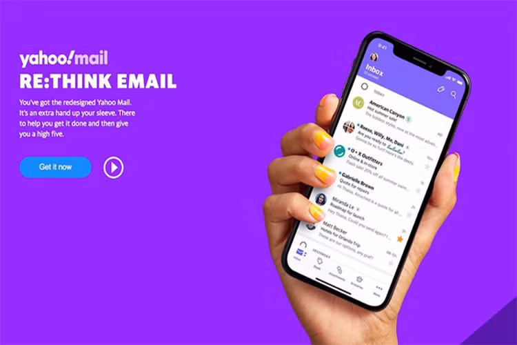 Sau 6 nam, Yahoo doi moi logo va cap nhat Yahoo Mail