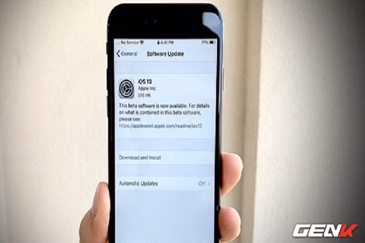iOS 13: Khac phuc loi khong the cai dat ban cap nhat