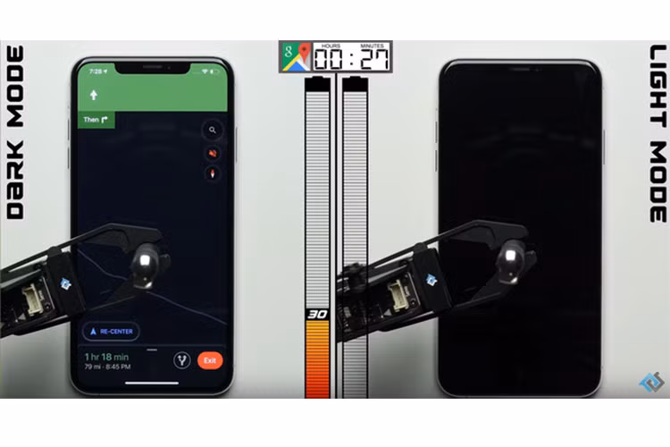 Smartphone màn OLED sử dụng được lâu hơn bao nhiêu Dark Mode? - Hình 5 Smartphone man OLED su dung duoc lau hon bao nhieu Dark Mode?-Hinh-5