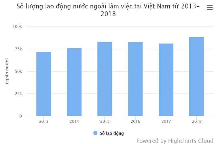90 nghin lao dong nuoc ngoai o Viet Nam, toan sep lon va luong cao