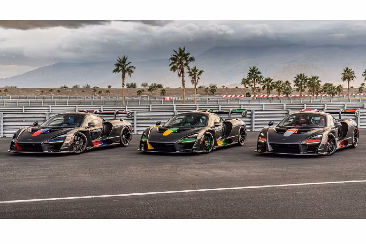 Kết hợp cùng MSO, ba chiếc Mclaren Senna đặc biệt được hoàn thiện với phong cách đường đua nhằm tri ân đến Ayrton Senna – huyền thoại của giải đua Công thúc 1. Mỗi chiếc xe sẽ mang một quốc kỳ riêng (gồm Anh, Brazil và Monaco), những nơi mà Senna đã để lại những dấu ấn tuyệt vời nhất của sự nghiệp mình.