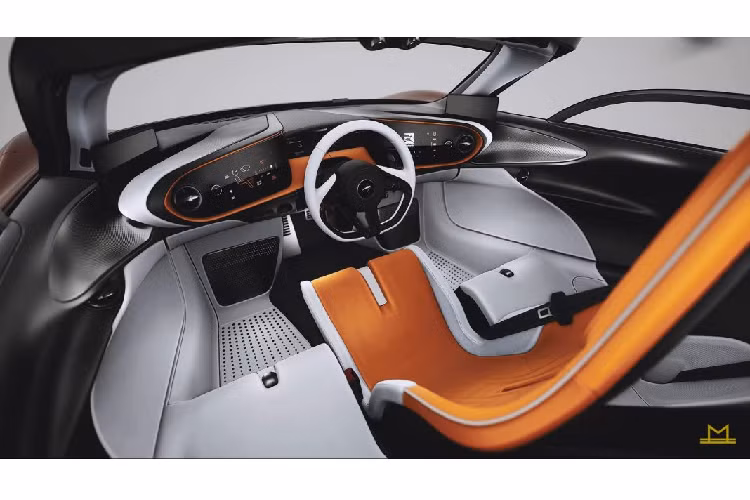 Màu cam này được miêu tả sẽ nhạt hơn màu sơn Azores và Volcano Orange thường thấy trên những chiếc Mclaren khác. Được biết, yêu cầu màu sơn này được thực hiện nhằm khiến màu sơn ngoại thất hài hòa hơn với phần da Hermes màu cam bọc bên trong nội thất của xe. Ở những chi tiết như nắp động cơ, mâm xe, khuếch tán sau, cản trước, mui xe đều được sơn đen.