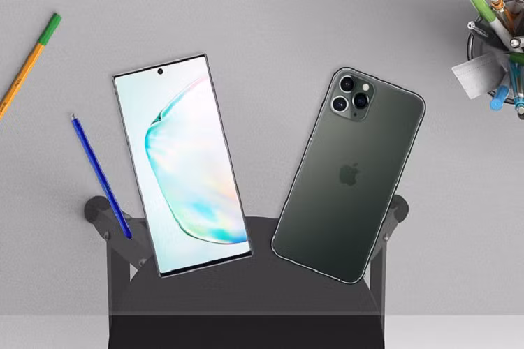 ”So găng” Galaxy Note 10+ và iphone 11 Pro max ”So gang” Galaxy Note 10+ va iphone 11 Pro max