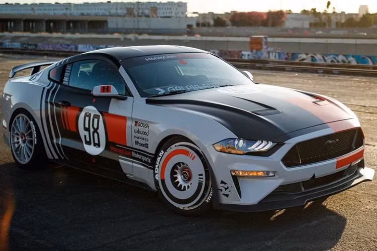 Chịu trách nhiệm thiết kế chiếc Ford Mustang đặc biệt này là tay đua Ryan Blaney (thắng giải NASCAR Cup Series) và nhiếp ảnh gia Larry Chen, sau đó, chiếc xe được tạo ra thông qua sự hợp tác giữa MoneyLion và Ford Performance.