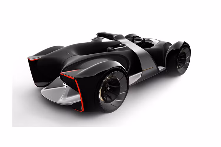 e-Racer có cả cơ chế thực tế tăng cường mô phỏng giải đua xe công thức, trải nghiệm lái dưới thủy cung và trên đường phố tương lai. 