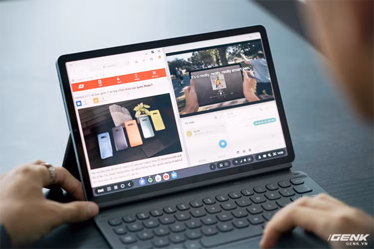 Galaxy Tab S6 được Samsung quảng cáo thay thế laptop - Hình 3 Galaxy Tab S6 duoc Samsung quang cao thay the laptop-Hinh-3