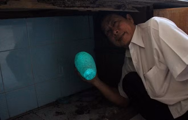 1. Hòn đá phát sáng: Ông Châu Chí Hùng ở Đồng Nai sở hữu một hòn đá kỳ lạ to gấp 3 lần quả trứng ngỗng, bề mặt nhẵn như đá cuội. Một đêm, ông phát hiện hòn đá này phát sáng màu xanh trong bóng tối. Một số nhà nghiên cứu cho rằng hòn đá hấp thụ ánh sáng mặt trời rồi phát sáng trong bóng tối, nhưng hiện tượng này vẫn chưa được giải thích đầy đủ.