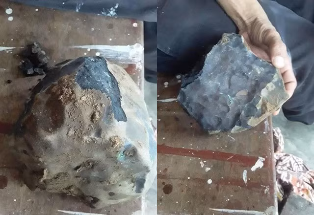 Các chuyên gia đã xác định hòn đá là một mảnh thiên thạch carbonaceous Chondrite hiếm có. Đây là một trải nghiệm hiếm hoi vì phần lớn các thiên thạch thường rơi vào đất và bị tiêu hủy hoàn toàn.
