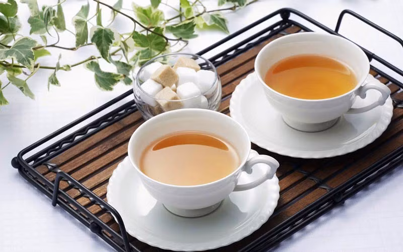 Trà xanh và trà đen cũng rất tốt cho sức khỏe răng miệng. Ảnh: dulichvietnam.