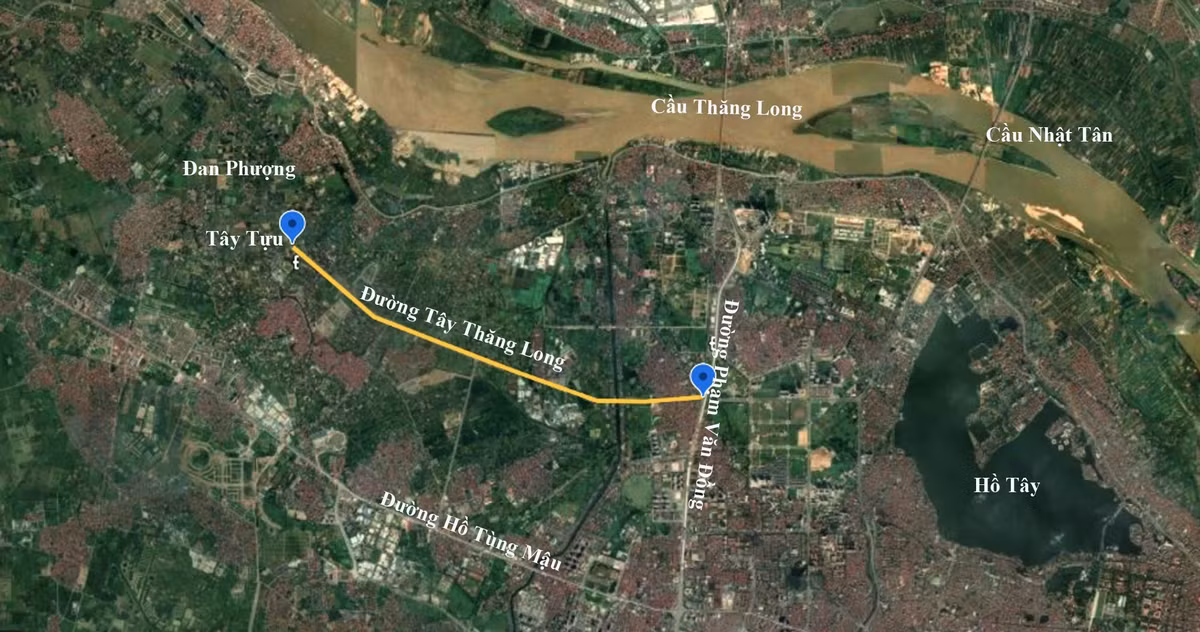 Ha Noi: Nhech nhac tuyen duong truc tay Thang Long
