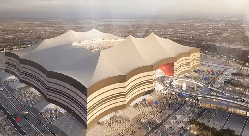 Sân Al Bayt là nơi diễn ra trận khai mạc FIFA World Cup 2022 giữa ĐT Qatar và ĐT Ecuador. SVĐ này được khánh thành vào ngày 30/11/2021 với sức chứa 60.000 chỗ ngồi. Đây là sân đấu với mái che có thể thu vào.