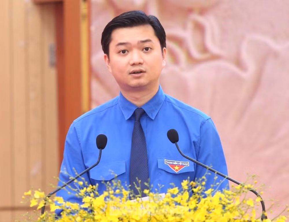 Ông Nguyễn Minh Triết - Bí thư Trung ương Đoàn khóa XII, Chủ tịch Trung ương Hội Sinh viên Việt Nam. 