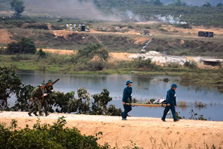 Thực hành công tác thương binh.