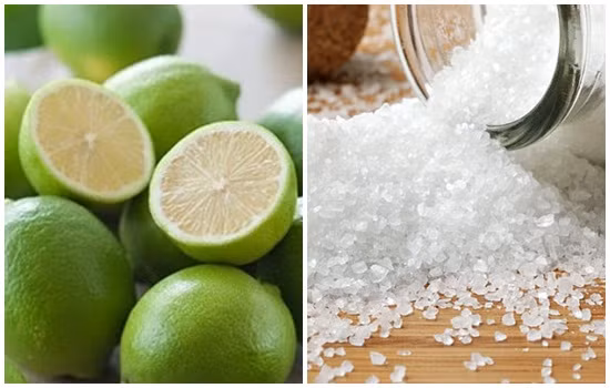 Bên cạnh đó, bạn có thể kết hợp chanh với muối để chữa hôi nách một cách an toàn. Ảnh: benhhoinach.
