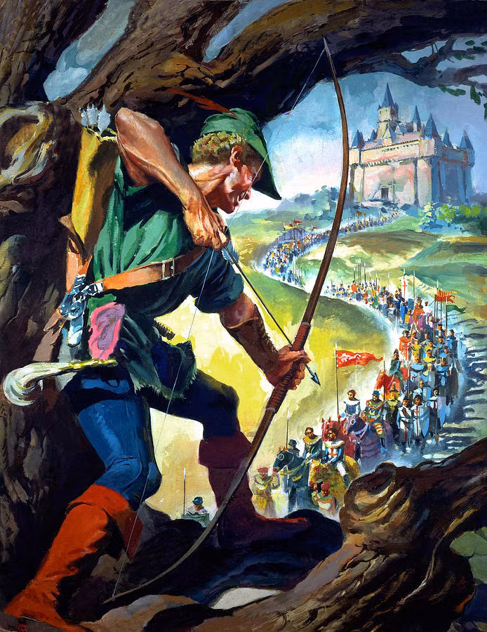 Do bị tước toàn bộ đất đai, tài sản nên Robin Hood trở thành người trắng tay. Theo đó, ông quyết định trở thành siêu trộm hành hiệp trượng nghĩa, chống lại sự tàn bạo của giai cấp thống trị.