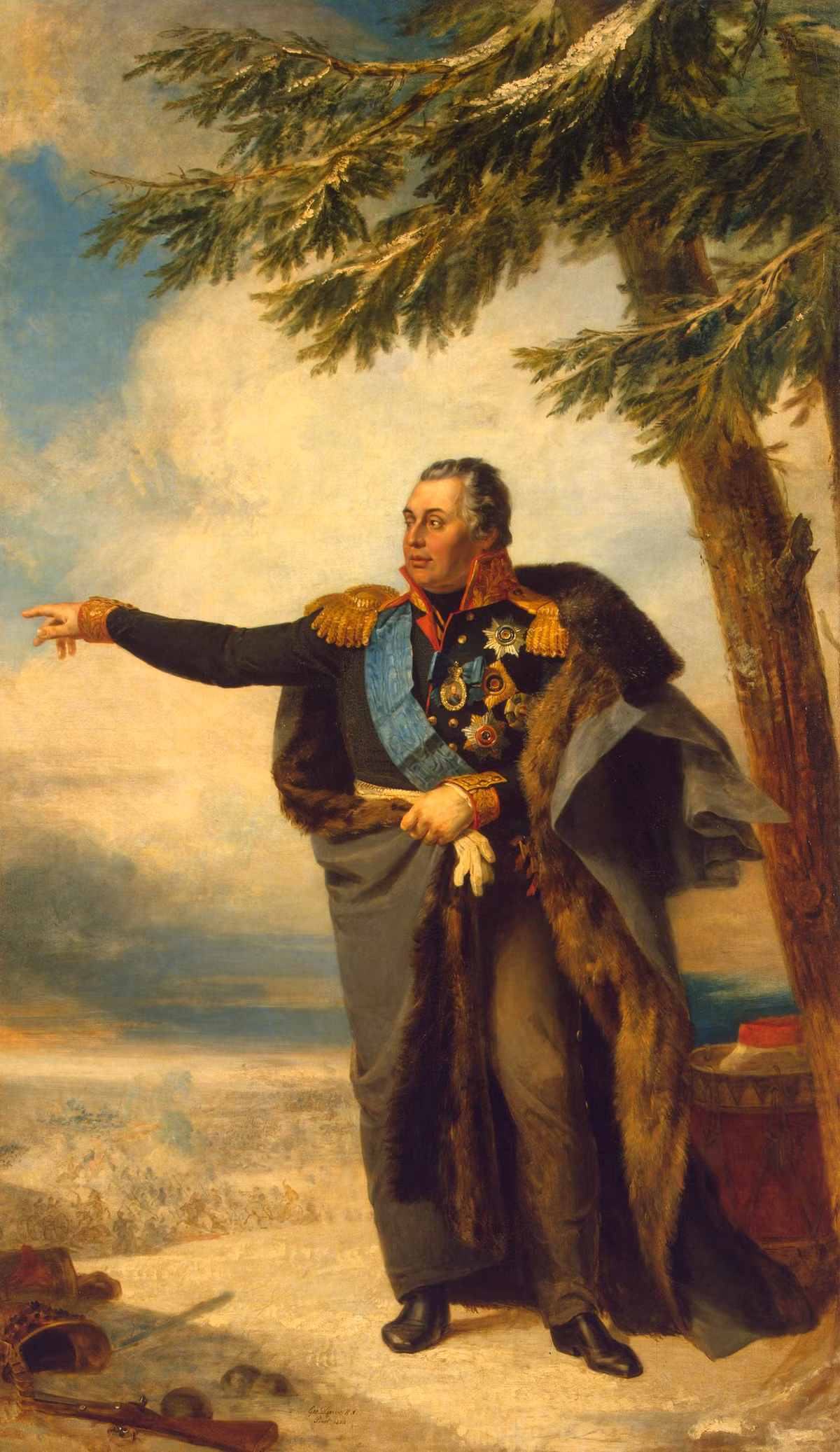Trong trận chiến với quân Thổ Nhĩ Kỳ ở Crimea diễn ra vào tháng 7/1774, tướng Kutuzov bị thương do trúng một viên đạn của kẻ địch. Viên đạn bắn sượt qua thái dương, gần mắt phải. Do vết thương quá nặng nên mắt phải của ông không thể nhìn thấy ánh sáng như trước.