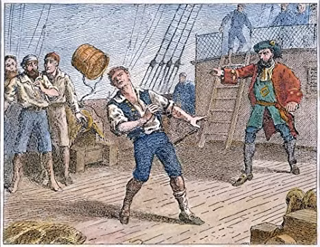 3. Tàu cướp biển Whydah Gally do thuyền trưởng "Black Sam" Bellamy đứng đầu. Với con tàu này, nhóm cướp biển do Bellamy chỉ huy tấn công nhiều tàu thuyền ở vùng biển rộng lớn kéo dài từ phía Đông nước Mỹ cho đến biển Caribean vào những năm 1700.