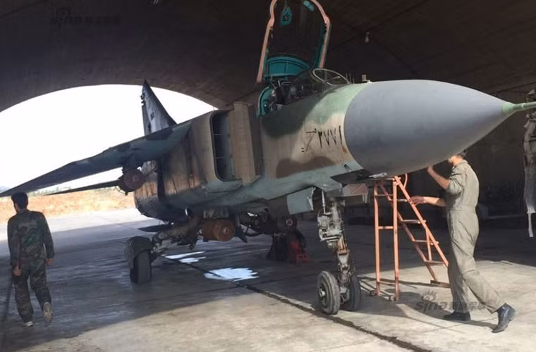 Cả MiG-23MLD và BN đều có khả năng mang tới 3 tấn vũ khí gồm các loại tên lửa không đối không, bom hàng không và rocket. Nguồn ảnh: Sina