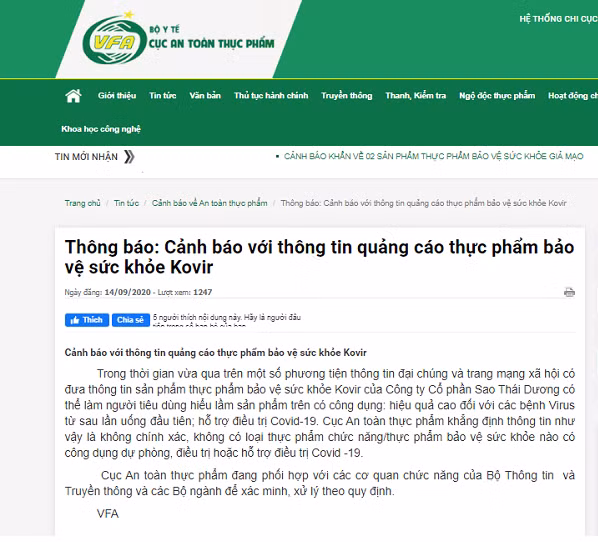 Lum xum 12 thuoc ho tro tri Covid-19: Lo bang gia Sao Thai Duong 