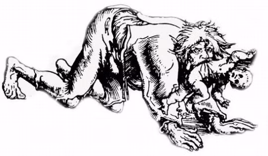 Theo một số ghi chép, khi đi lại trong rừng, một nhóm dân làng nghe thấy tiếng hét của một đứa trẻ kèm theo một tiếng của loài sói. Khi chạy đến nơi, họ nhìn thấy một đứa trẻ bị thương.