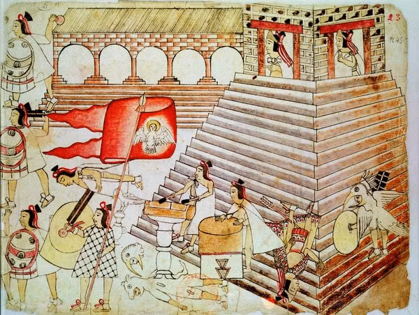 4. Quan niệm của người Aztec về địa ngục đối với mỗi một loại người là khác nhau, tùy thuộc vào cách họ chết như thế nào. Theo đó, địa ngục của những chiến binh khi chết trên chiến trường sẽ là thế giới bên kia có sự liên quan đến chiến tranh.