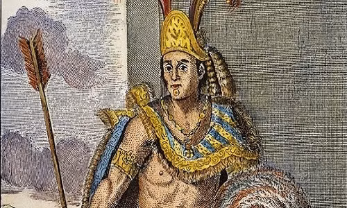 Tuy nhiên, vua Moctezuma II không ngờ rằng, về sau, tướng Hernan Cortes chỉ huy quân đội viễn chinh Tây Ban Nha đã tiến đánh thủ đô Tenochtitlan, đánh bại quân đội của người Aztec và cướp bóc vô số của cải nhờ binh sĩ được trang bị súng - vũ khí gây sát thương lớn.