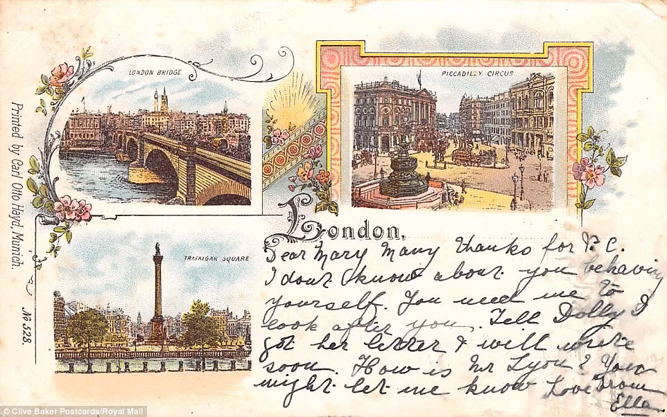 Diện mạo thành phố London hoa lệ và náo nhiệt thế kỷ 19 được in trên tấm bưu thiếp tuyệt đẹp giúp quảng bá hình ảnh nước Anh ra thế giới.