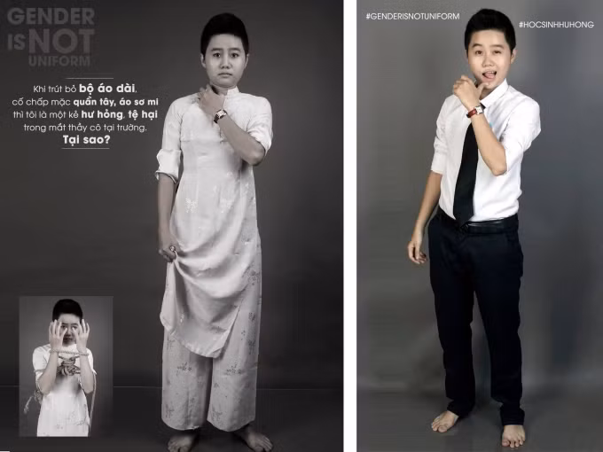 Chủ nhiệm của dự án, bạn Huỳnh Trí Viễn cho biết: “Mình mong muốn qua bộ ảnh này, nhà trường sẽ có cái nhìn thấu hiểu hơn về những học sinh là người chuyển giới nam. Và mục đích sâu xa hơn của bộ ảnh là chứng tỏ sự hiện diện đông đảo của những người chuyển giới trong xã hội”.