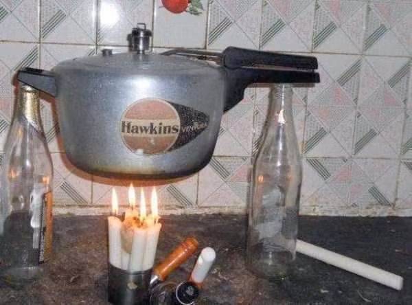 Nấu ăn kiểu sinh viên.