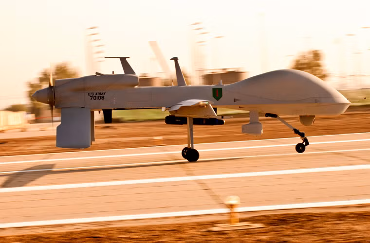 Theo nguồn tin quân sự Mỹ, UAV MQ-1C Gray Eagle rất phù hợp để giám sát các khu vực dọc theo phi quân sự DMZ ngăn cách hai miền Triều Tiên khi nó có thể bay liên tục 30 tiếng, trang bị camera quan sát đêm và bộ vũ khí "khủng".